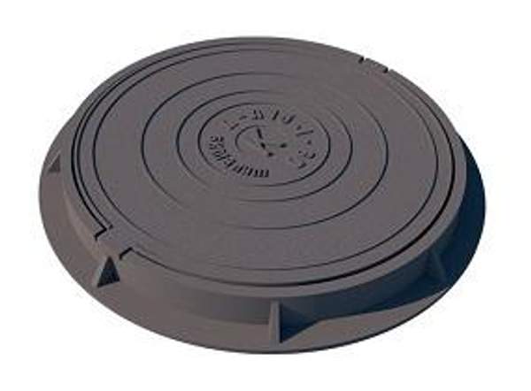 Люк чугунный легкий Л (А15)-2-60 c запорным устройством