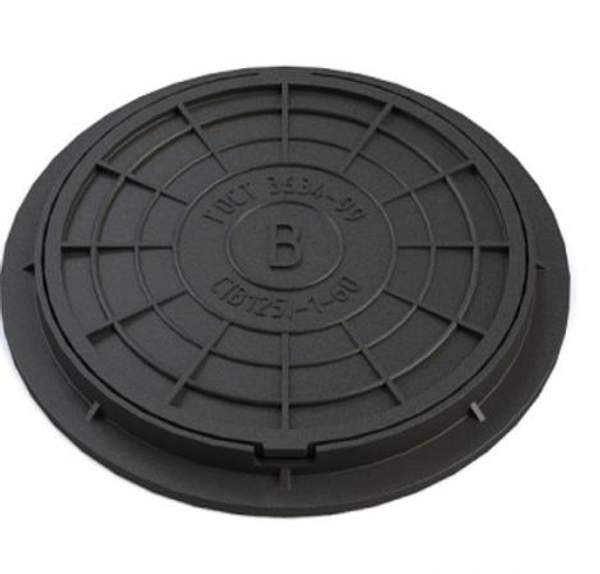 Люк чугунный средний тип С (В125)-В.1-60 ГОСТ 3634-99