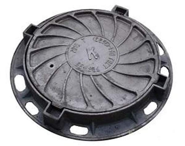 Люк чугунный тип "Т" 4-х ушковый (С-250) 1-60 ГОСТ 3634-2019