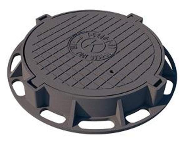 Люк чугунный тяжелый Т (С250)-1-60-4 (870x120) четырехушковый