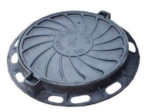 Люк чугунный тяжелый тип Т(С250)-К.1-60 (Н=100мм)