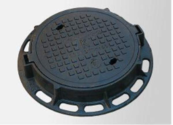 Люк чугунный тяжелый тип Т(С250)-В.1-60 1Т с резиновой прокладкой