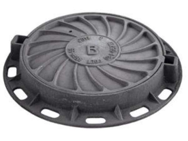 Люк чугунный тяжелый тип Т(С250)-В.1-60 (Н=100мм)