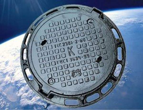Люк чугунный тяжелый тип Т(С250)-В.2-60 1Т с резиновой прокладкой