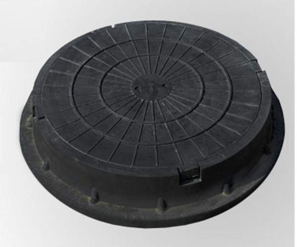 Люк полимерно-песчаный тип Л(А30) ГТС - черный