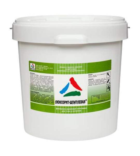 Люксорит-Шпатлёвка - финишная акриловая шпатлёвка для внутренних отделочных работ, 20кг