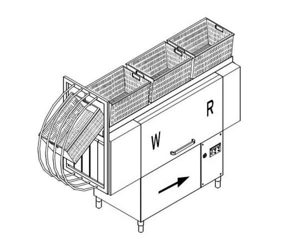 МАШИНА Д/МОЙКИ ЯЩИКОВ DIHR VX 231 SX SPECIAL+XP+DDE