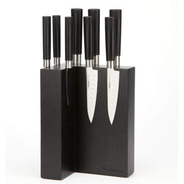Магнитная подставка для 8-ми ножей Woodinhome KS009SOBL