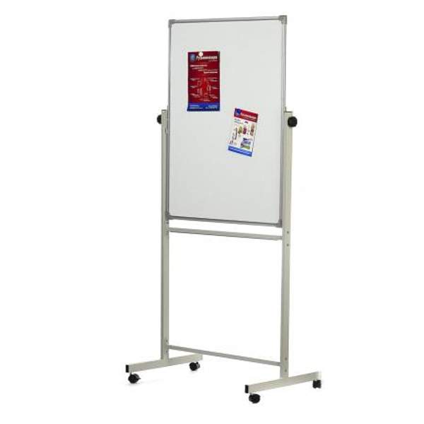 Магнитно-маркерная доска поворотная 100х75 см