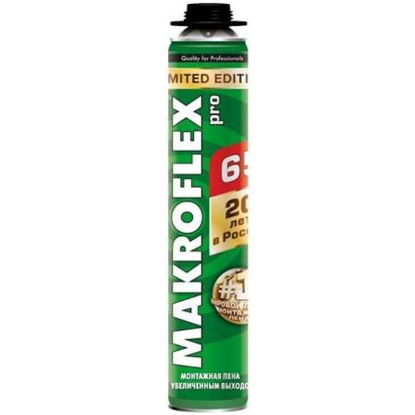 Makroflex МАКРОФЛЕКС ПРО 65 PROMO пена монтажная (0,85л)
