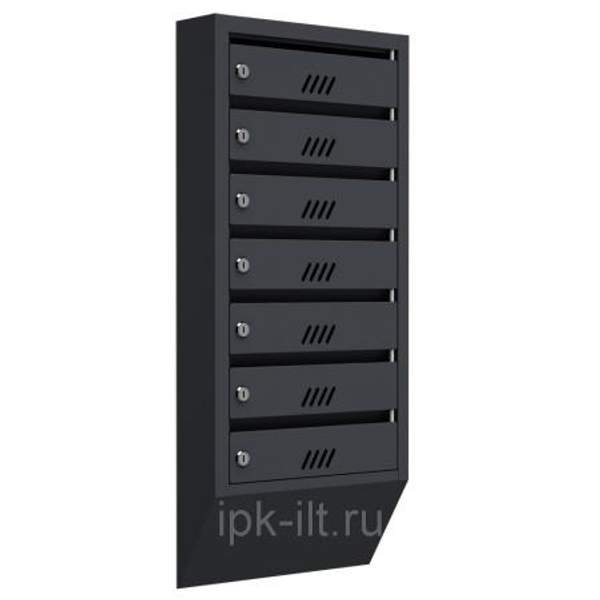Маленькие почтовые ящики 7-секционные Монацит