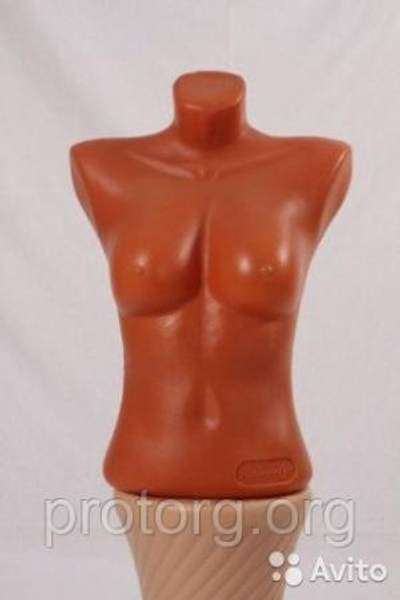 Манекен объемный торс женский