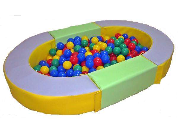 Манеж овальный с мягким дном