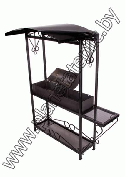 Мангал кованый с крышей "Элит"