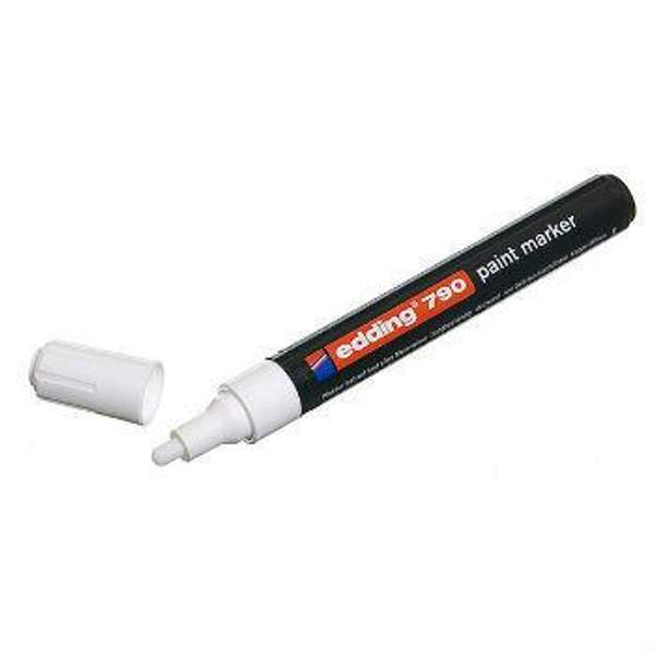 Маркер лаковый Edding 790 2-4 мм круглый наконечник белый