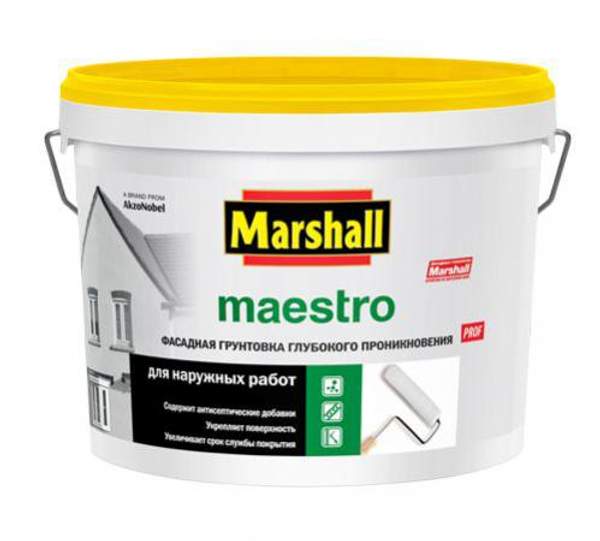 MARSHALL MAESTRO ФАСАДНАЯ ГРУНТОВКА ГЛУБОКОГО ПРОНИКНОВЕНИЯ Маршалл
