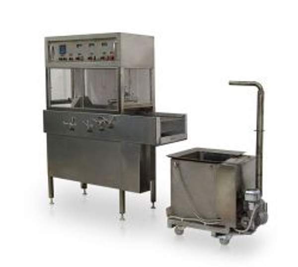 Машина для глазирования кондитерских изделий МГ400 с шириной конвейера-400 мм.