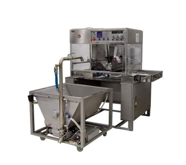 Машина для глазирования кондитерских изделий МГ-600 с шириной конвейера-600 мм