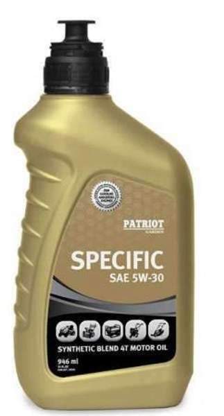 Масло для 4-х тактного двигателя полусинтетическое, Specific SAE 5W-30, 1 л.