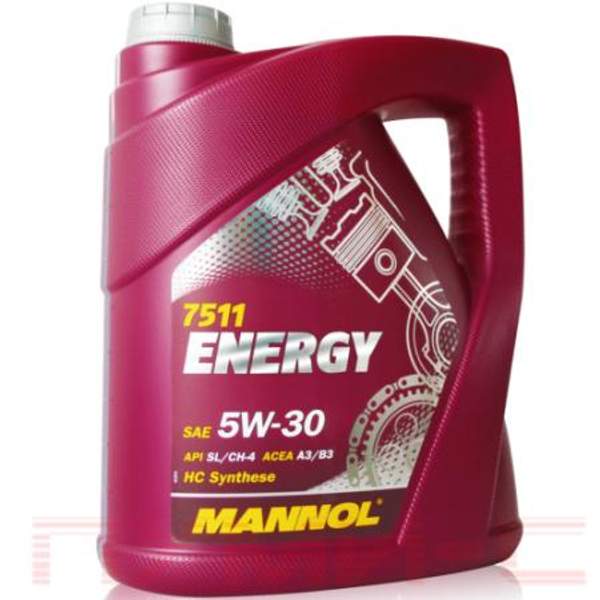 Масло моторное Mannol Energy 5W-30 API SL/CH 4 (7511)