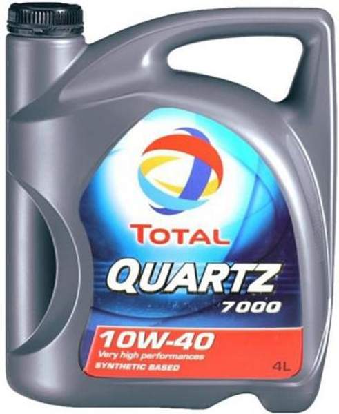 Масло моторное полусинтетическое TOTAL QUARTZ 7000 10W40 4л