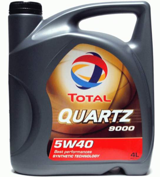 Масло моторное синтетическое TOTAL QUARTZ 9000 5W40 4л