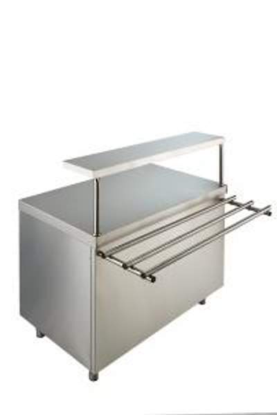 МАСТЕР Прилавок нейтральный (с полкой) ПН-15/7Н