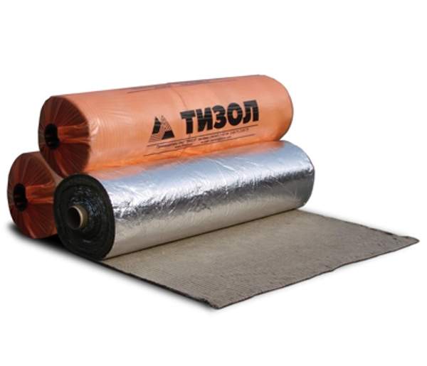 Материал базальтовый огнезащитный Тизол МБОР-13Ф 10000х1500х13мм (15м2/рул)