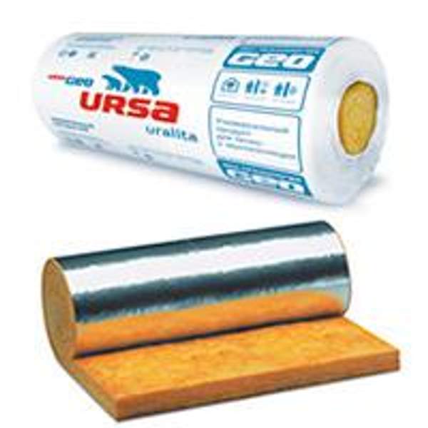 Маты URSA(Урса) GEO М-25Ф (фольгированные)