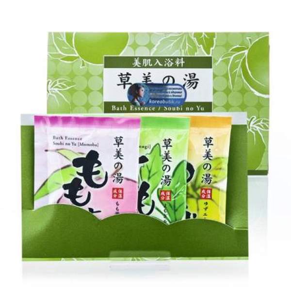 MAX Соль для ванны увлажняющая Max Bath Essence Soubi No Yu 3in