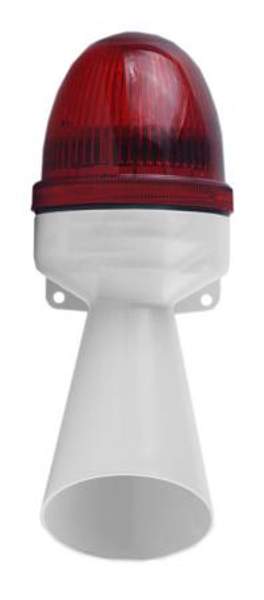 Маяк светозвуковой LD125SLEMF240A3 постоян. свет LED на 240В АС красный