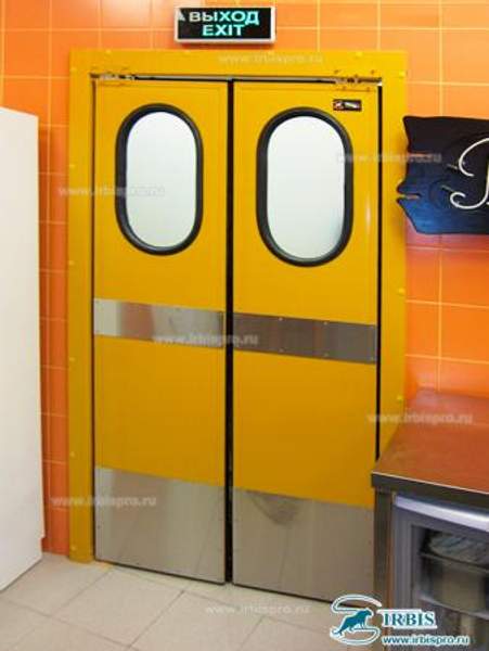 Маятниковые Одностворчатые двери офисные МДО (серия "ОФ") ширина проема 700мм