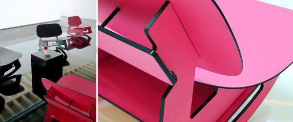 Мебель антивандальная самонесущая из пластика compact HPL. Производство изделий и конструкций HPL панели, обработка CNC, nesting. Коммерческая мебель.