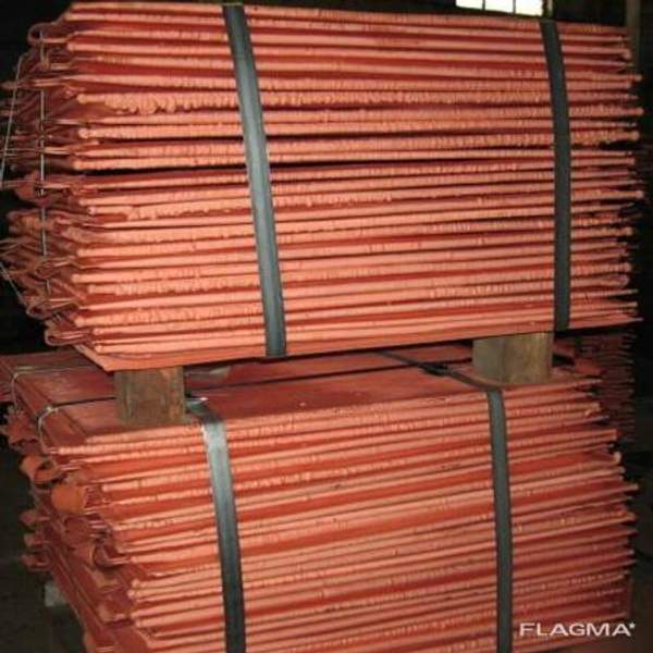 Медь катодная катод М0к; М00к; М1к