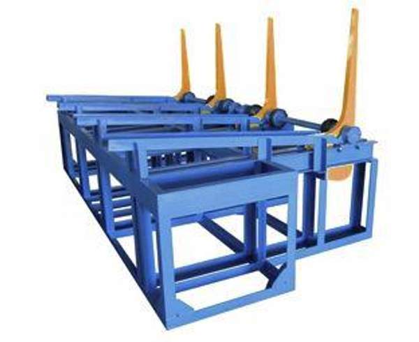 Механизм поштучной выдачи бревен