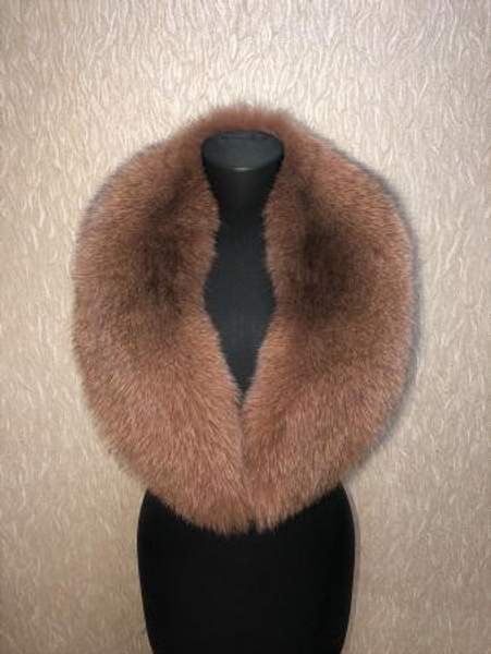 Меховой воротник из песца от производителя