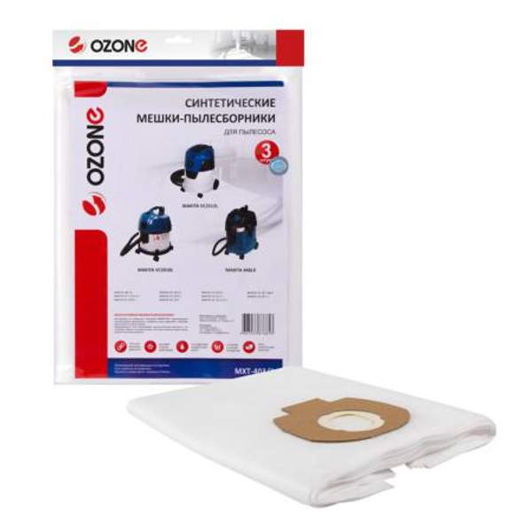 Мешки-пылесборники Ozone синтетические 3 шт