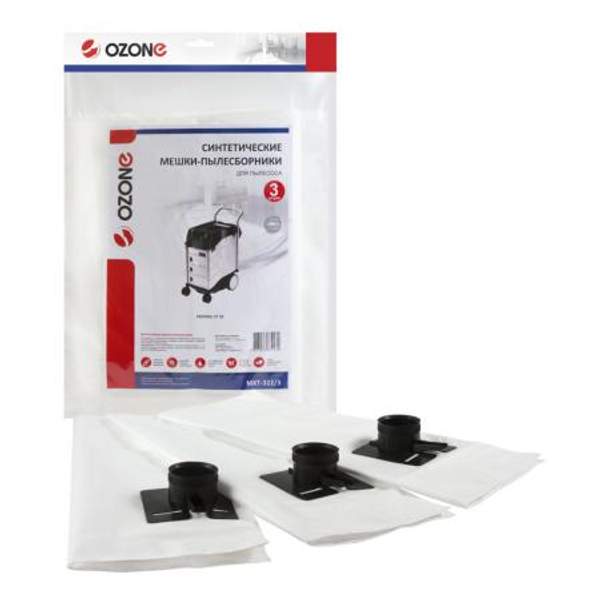 Мешки-пылесборники Ozone синтетические 3 шт