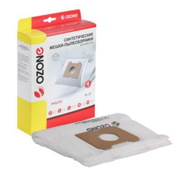Мешки-пылесборники Ozone синтетические 4 шт