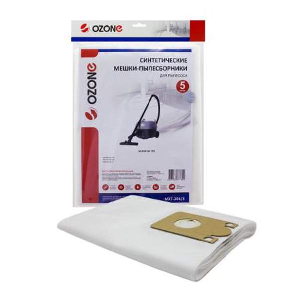 Мешки-пылесборники Ozone синтетические 5 шт