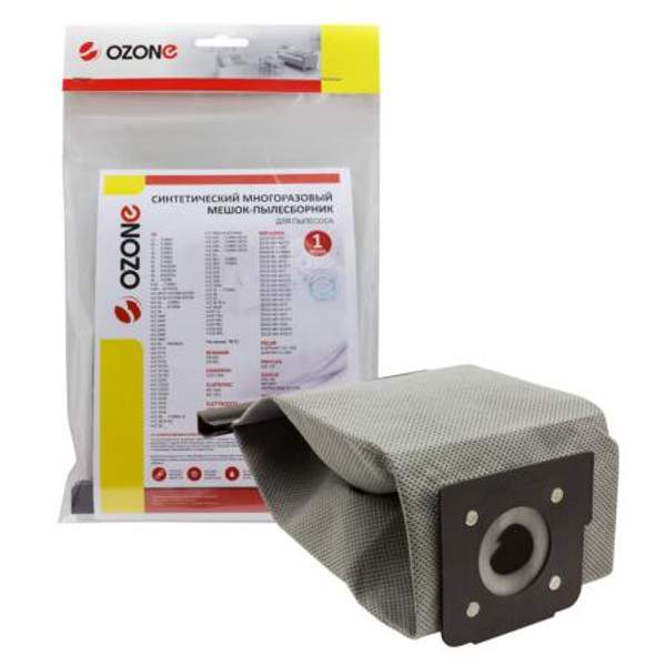Мешок-пылесборник Ozone многоразовый MX-07