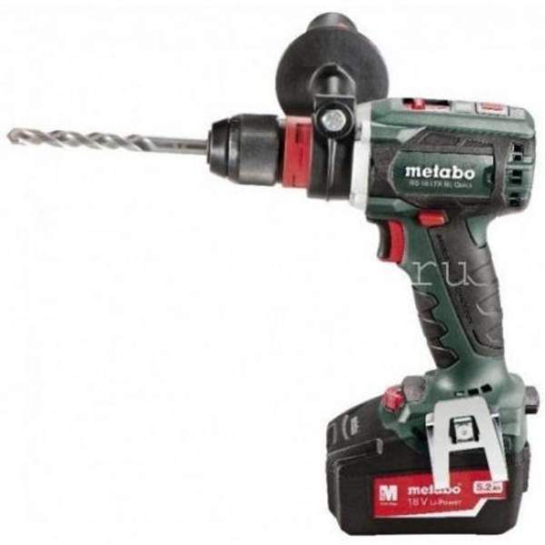 Metabo BS 18 LTX Quick 2x5,2 Ач,110Нм,ASC30-36,кейс 602193650