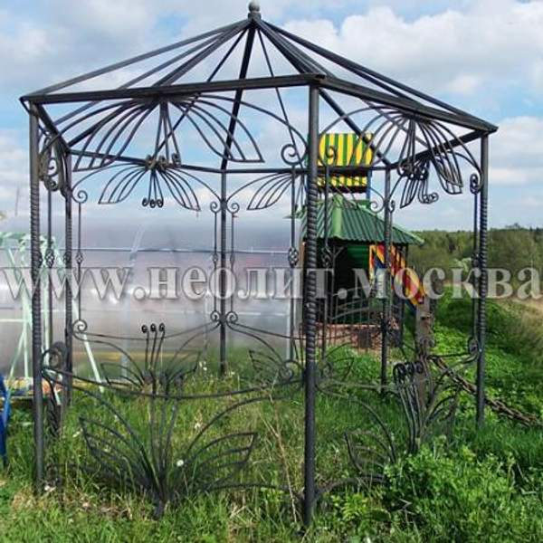 Металлическая беседка кованная БК-03