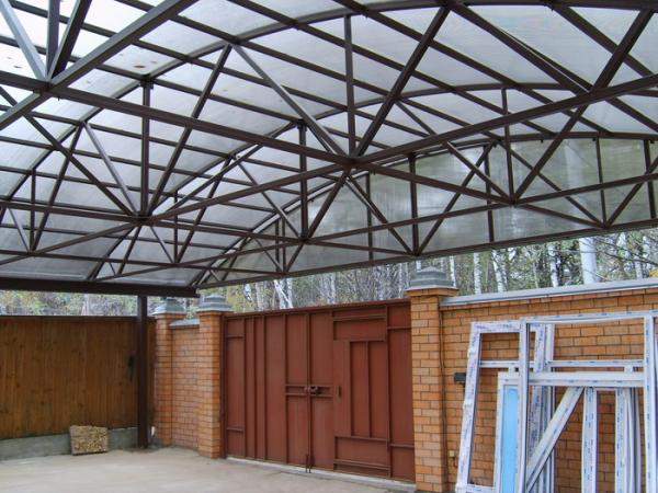 Металлические навесы: производство, продажа