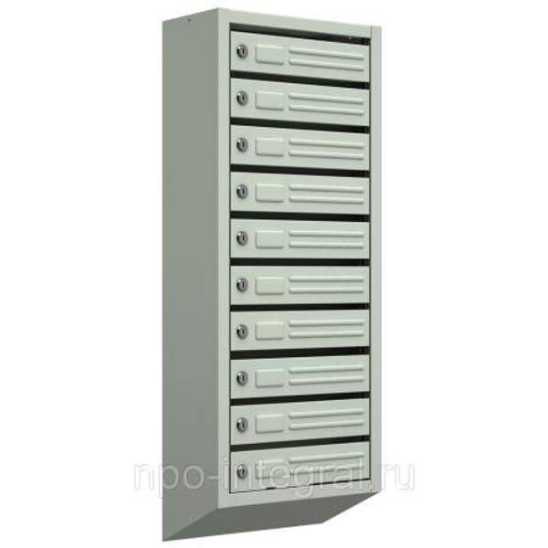 Металлические почтовые ящики для подъезда на 10 секций Витерит
