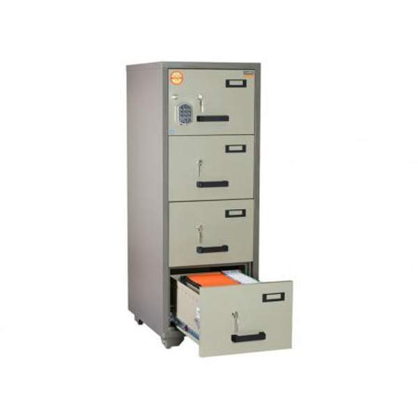 Металлический картотечный шкаф (картотека) VALBERG FC 4E-KK