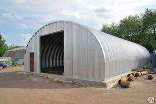 Металлический разборный ангар