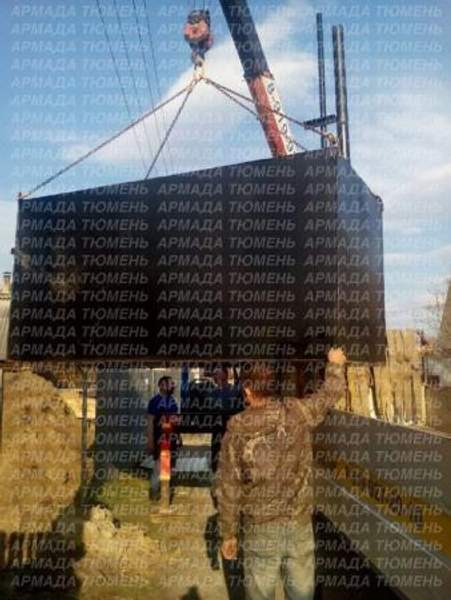 Металлический септик 15 м3