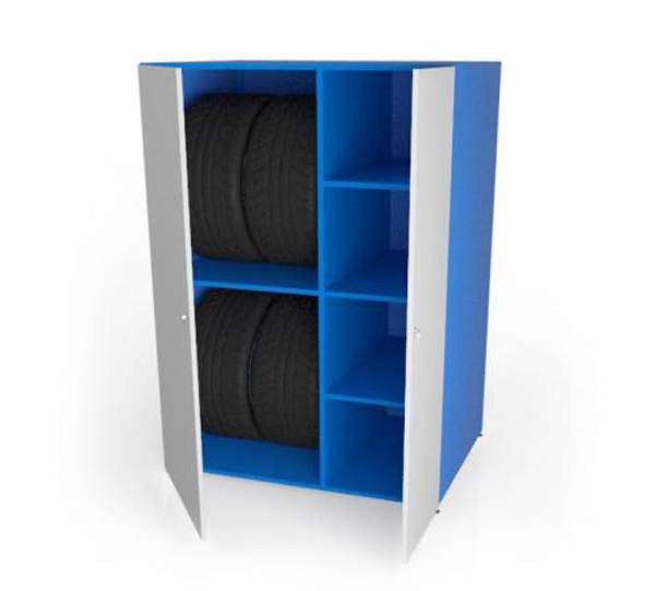 Металлический шкаф для шин ШМ-7