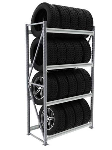 Металлический стеллаж для хранения шин - СШ-09